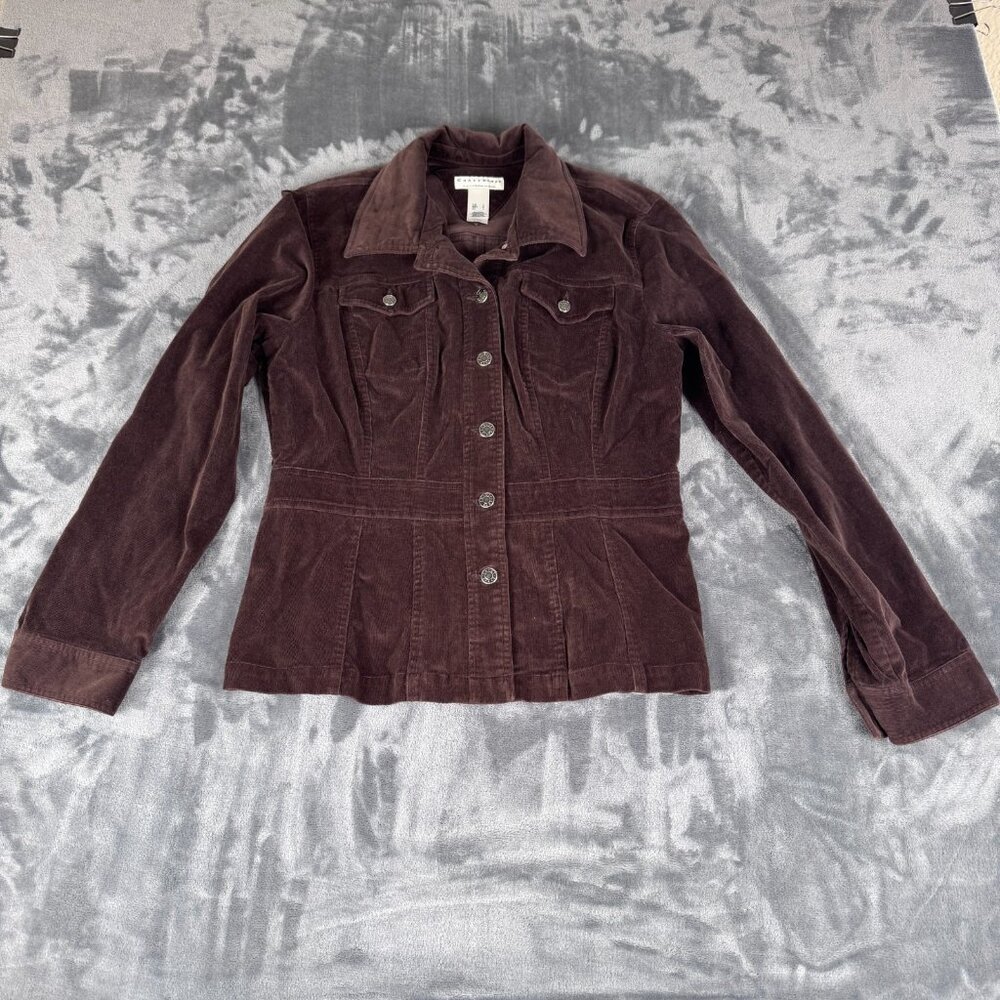 Crazy Horse Brown Corduroy Jacket Size Large Super Soft Y2K